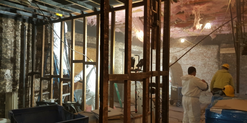 Disaster remediation services by NYCryoTech, featuring dry ice cleaning and restoration solutions for fire, water, and mold damage recovery.