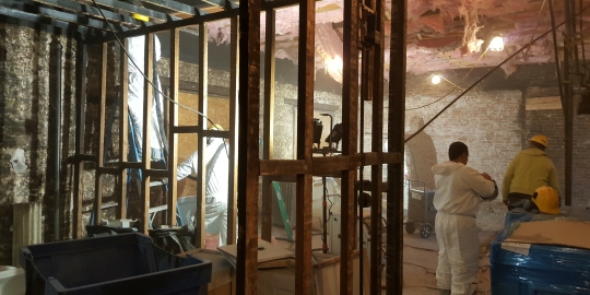 facility restoration after fire, Belfor Property Restoration, NYC